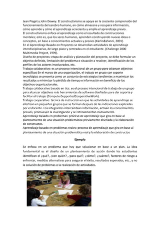 Tipos de aprendizaje en la educacin a distancia | PDF