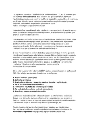 Tipos de aprendizaje en la educacin a distancia | PDF