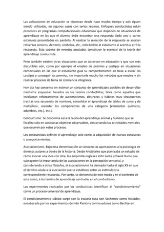 Tipos de aprendizaje en la educacin a distancia | PDF