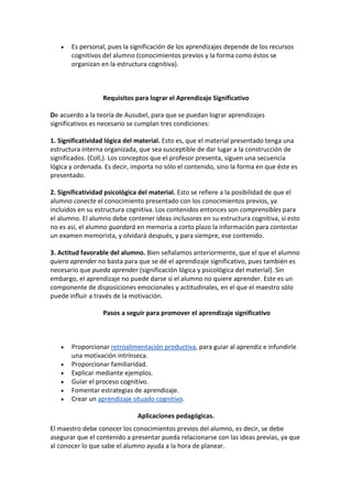 Tipos de aprendizaje en la educacin a distancia | PDF