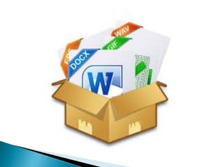 Tipos de archivos y extensiones