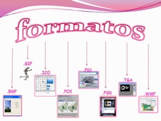 formatos.GIF.PIC.ICO.TGA.BMP.PCX.PSD.WMF