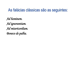 Tipos De Argumentos   LucréCio Sá