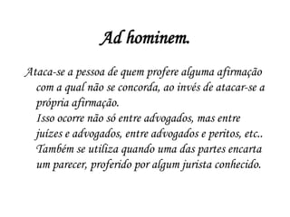 Tipos De Argumentos   LucréCio Sá