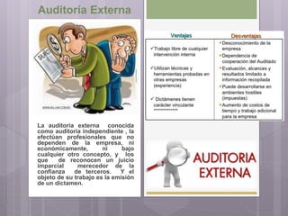Tipos de auditoria