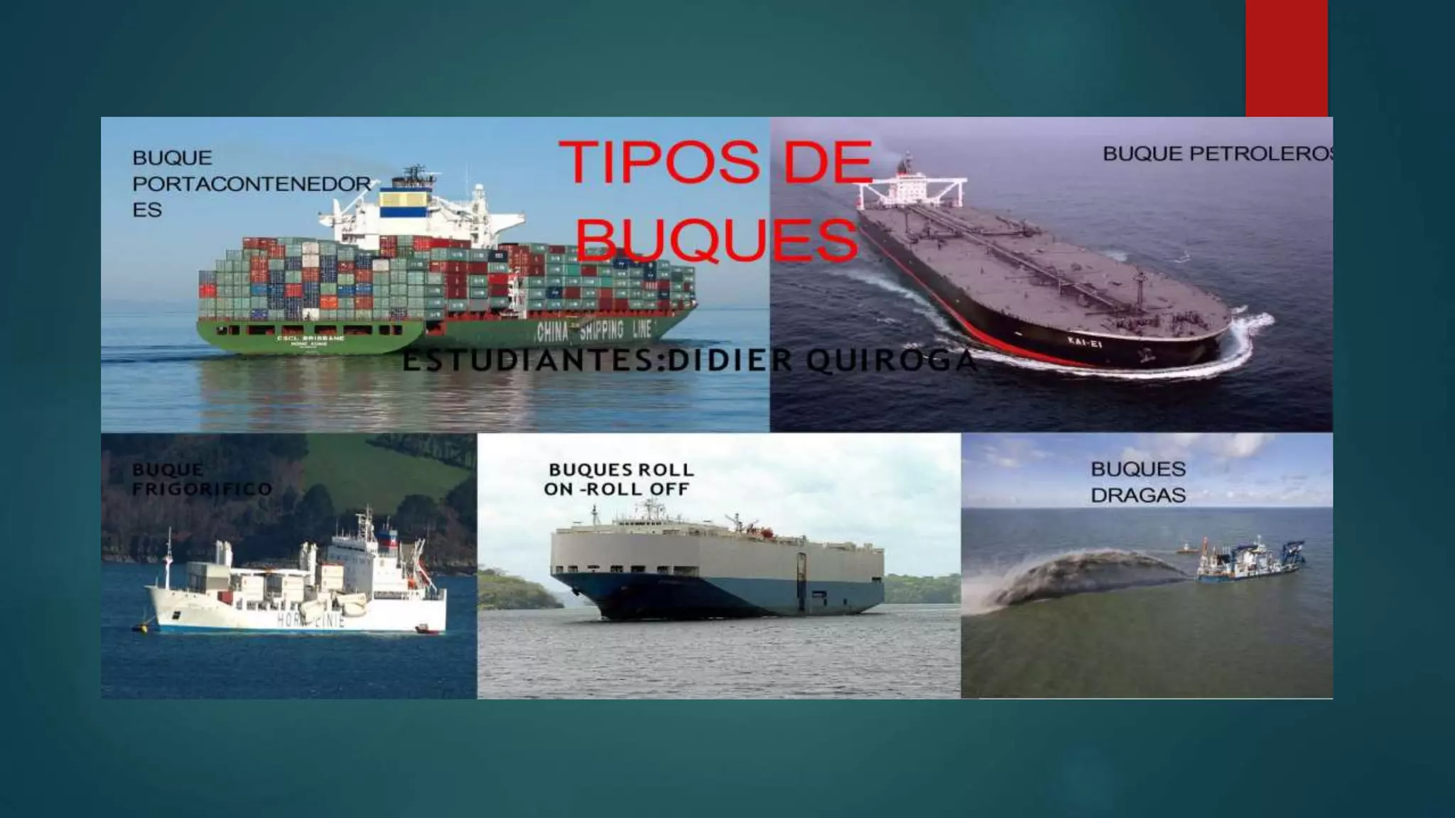 Tipos De Buque PPTX