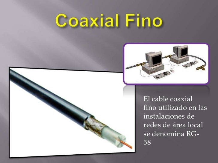 Cable coaxial fino