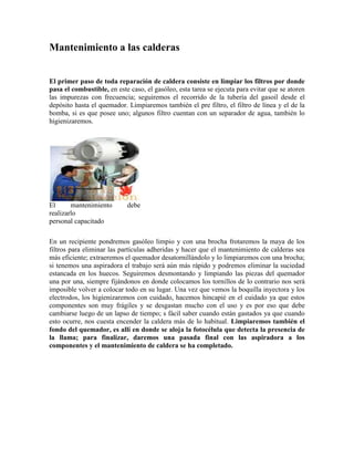 Tipos de calderas industriales