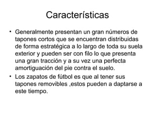Tipos de calzados de futbol
