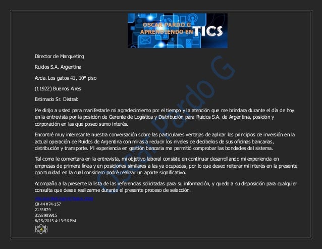 Tipos de carta, portada, memorando, y ejemplos