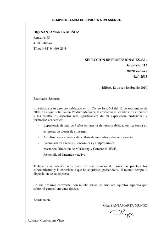 tipos de cartas tipo de carta