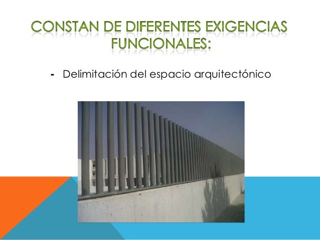 Cerramiento arquitectura