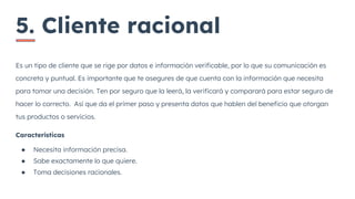 tipología de los clientes, en la actualidad | PPTX
