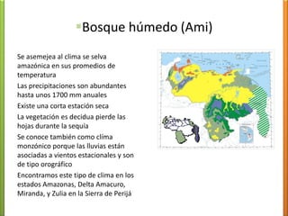 Tipos de climasegúnKöppen (detallado)AfiSelvatipoamazónico