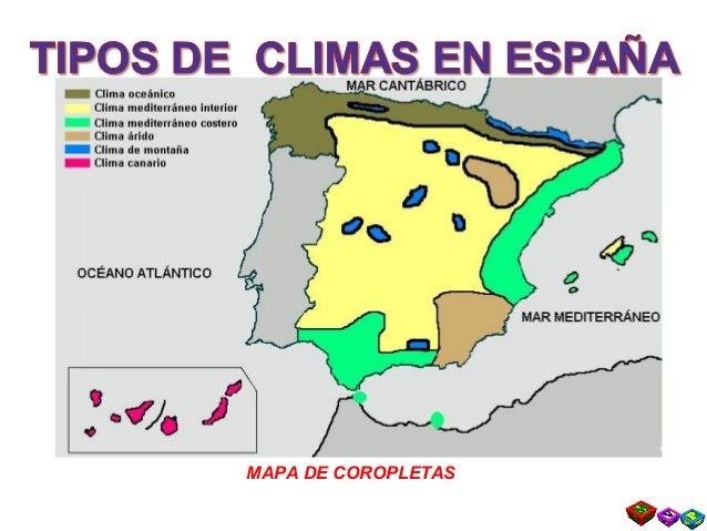 Resultado de imagen de CLIMAS  DE ESPAÃ‘A