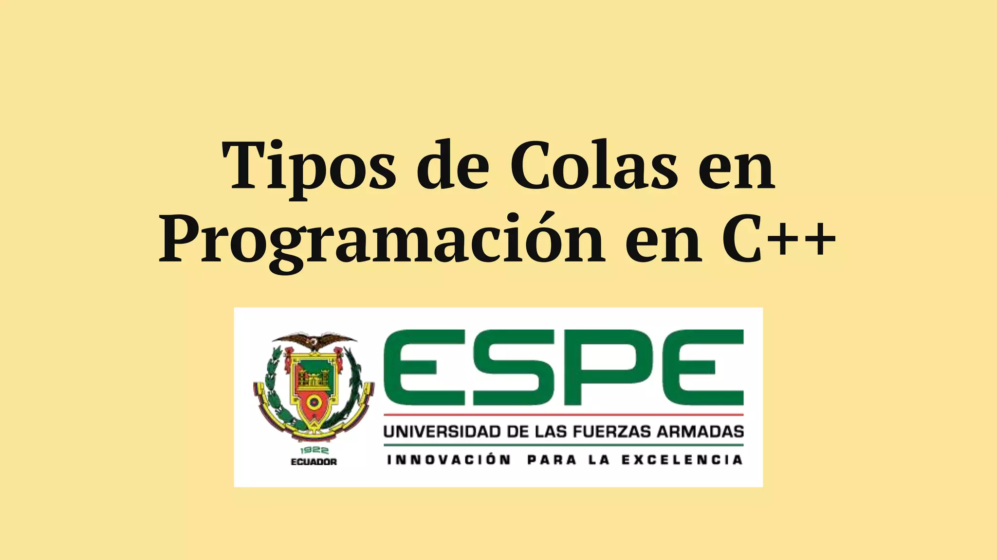 Tipos de Colas en Programación en C++ - Presentación | PPTX