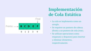 Tipos de Colas en Programación en C++ - Presentación | PPTX
