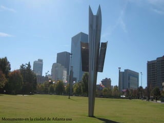 Monumento en la ciudad de Atlanta usa
 
