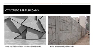 CONCRETO PREFABRICADO
Panel arquitectónico de concreto prefabricado . Muro de concreto prefabicado.
 