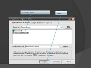 BuscarlaBasedeDatos" aceptar
 