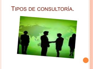 Tipos de consultoría.