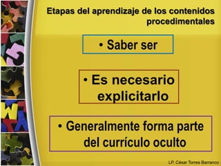 Para programar contenidos específicos de una Unidad Didáctica debemos preguntarnos: ¿Cuáles conceptos y hechos se trabajarán?
