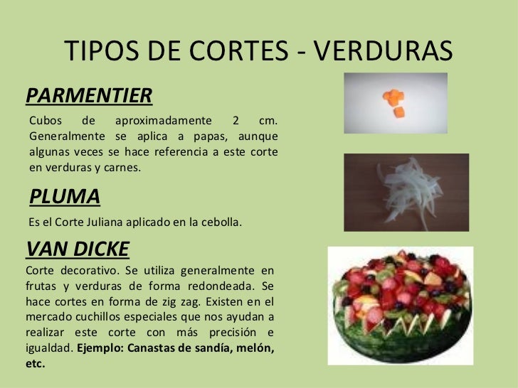 corte en parmentier tipos de cortes verduras corte en parmentier tipos de cortes verduras