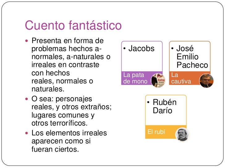Cuál Es La Diferencia Entre Cuento Fantástico Y