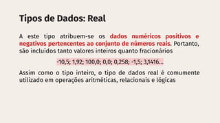 Fundamentos de Programação: Tipos de Dados e Manipulação em Python | PDF