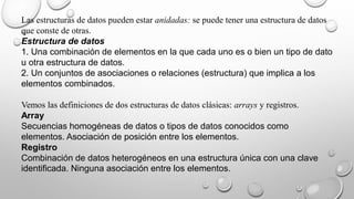 TiposDeDatos de estructuras de datos en Java | PDF
