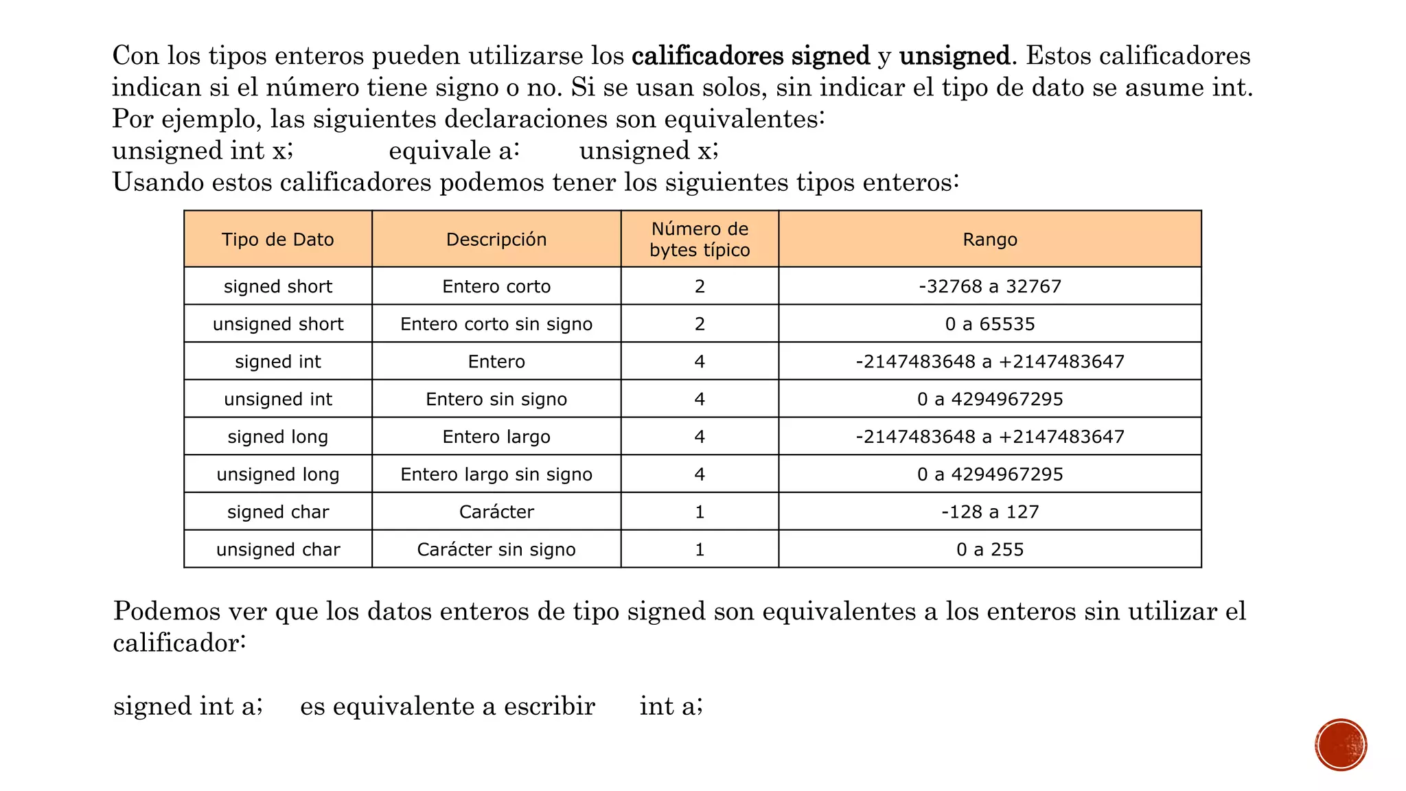 TIPOS DE DATOS PARA C++ | PPT