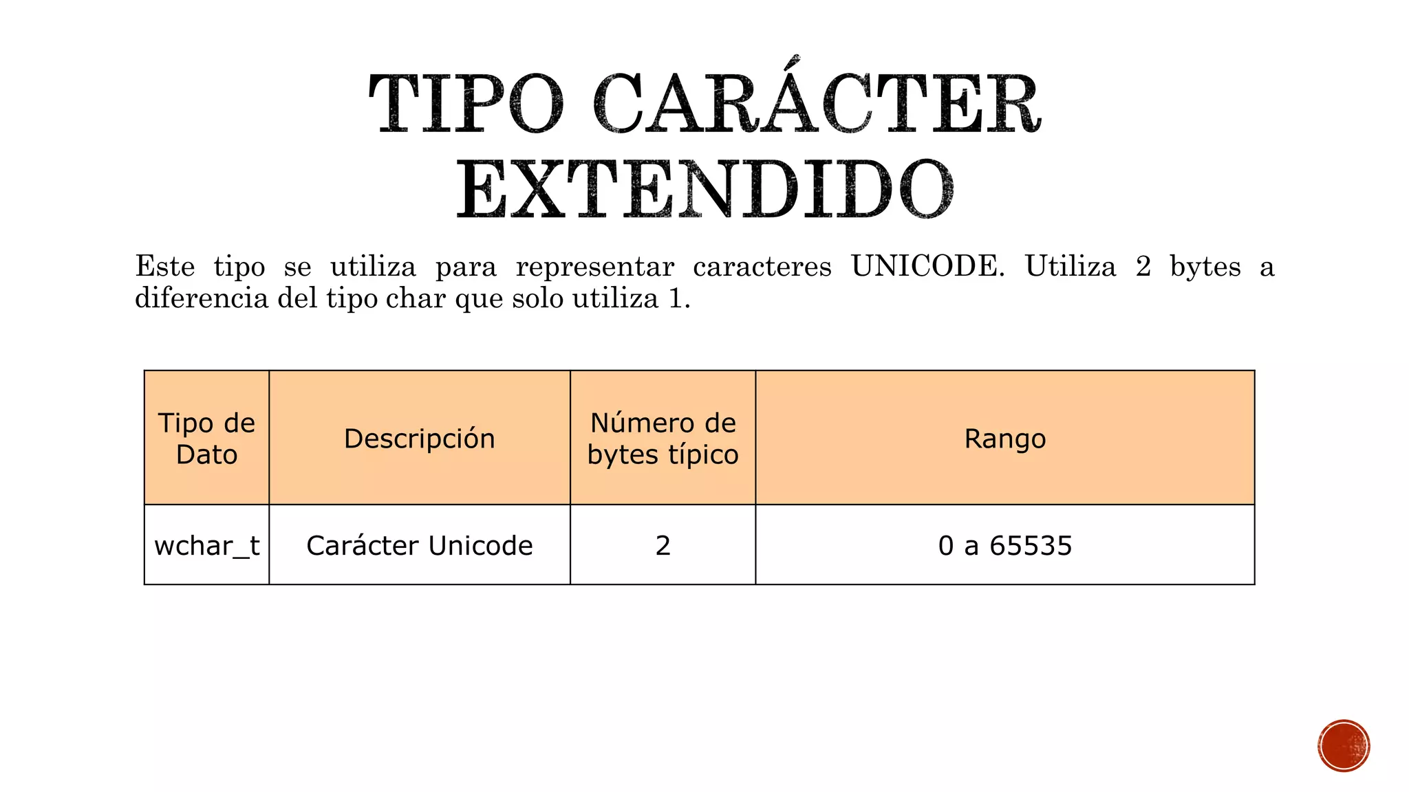 TIPOS DE DATOS PARA C++ | PPT