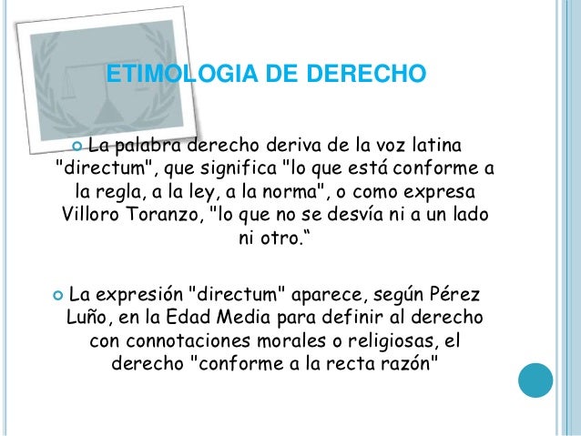 Tipos de derecho