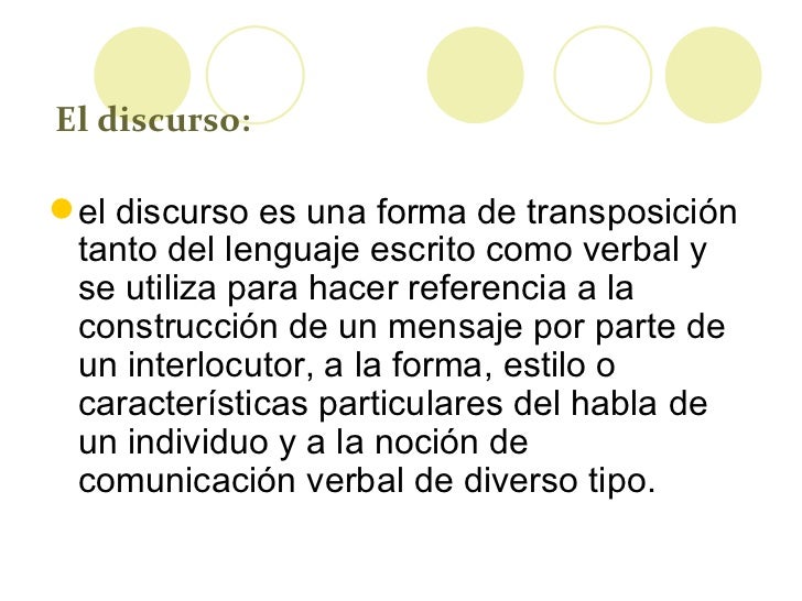 Tipos de discurso