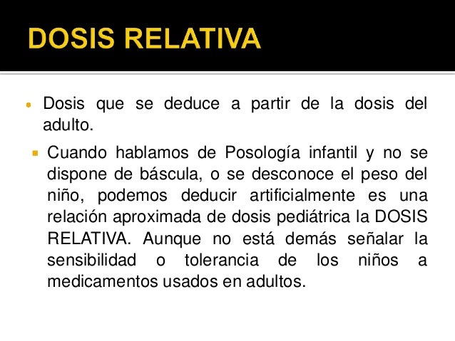 Tipos de dosis