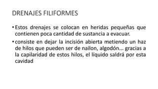 Tipos de drenajes | PPTX