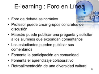 Tipos de e learning | PDF