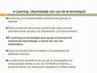 Tipos de e learning | PDF