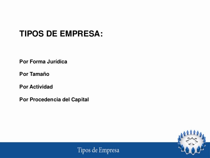 Tipos De Empresa