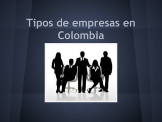 Tipos de empresas en
Colombia
 