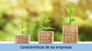 Características de las empresas
 