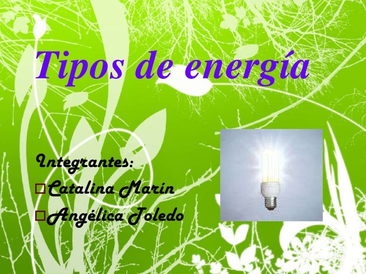 Tipos De Energia