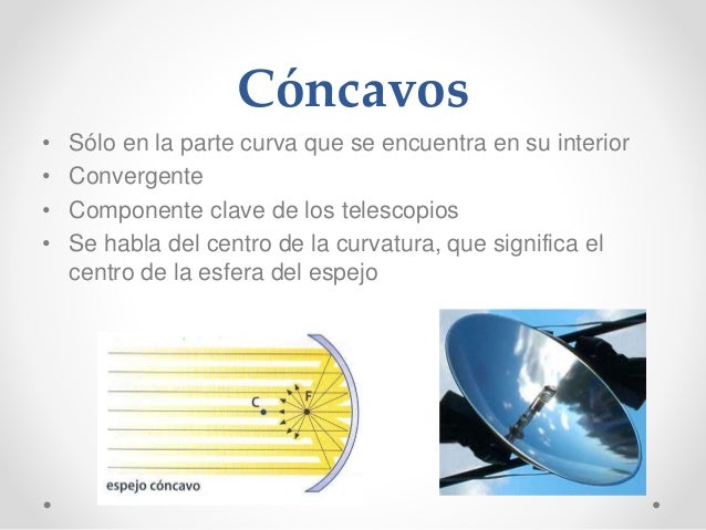 Tipos de espejos