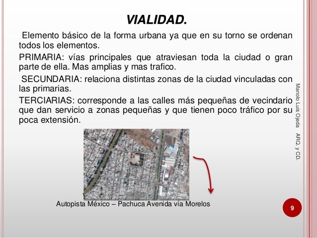 Tipos de estructuras urbanas