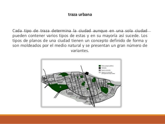 Tipos de estructuras urbanas