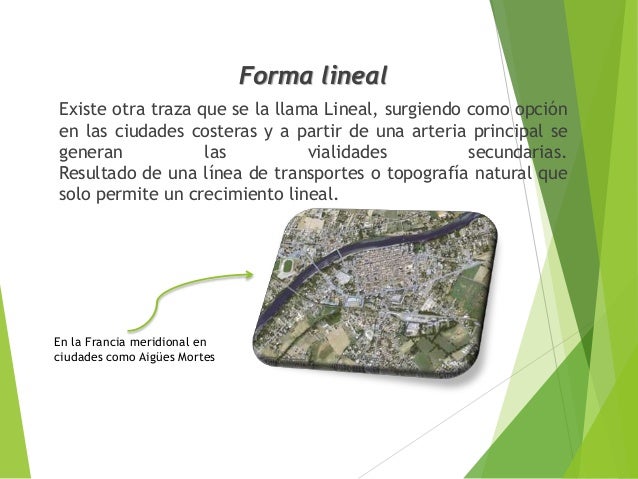 Tipos de estructuras urbanas