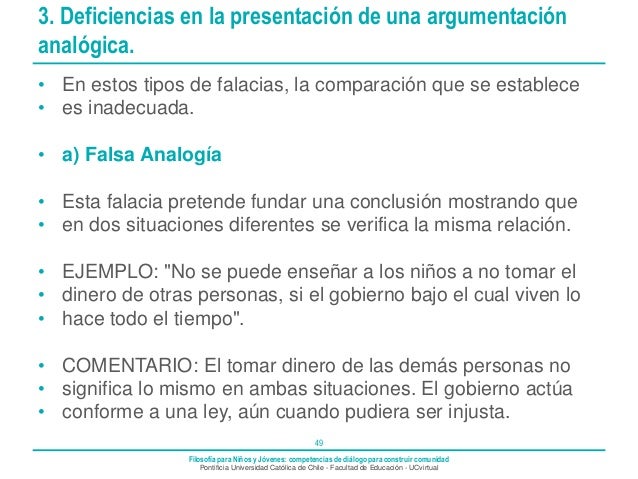 Tipos de falacias