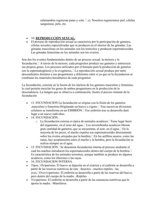 Tipos de fecundacion | PDF