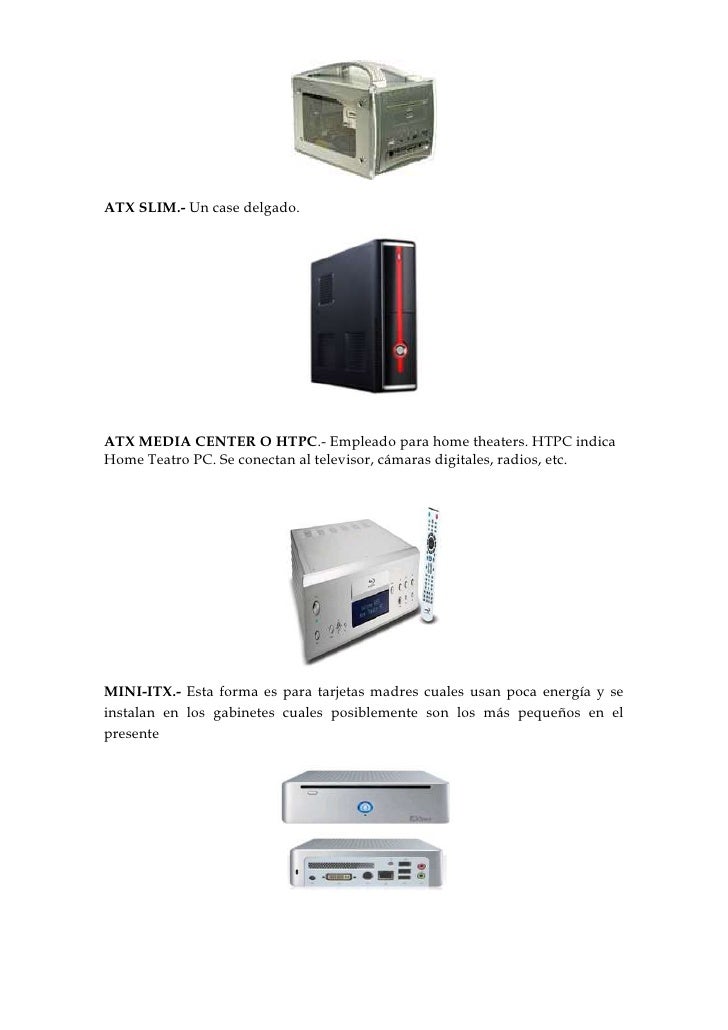 Tipos de gabinetes