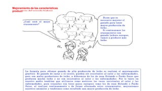 Mejoramiento de las características
productivas del ganado lechero
 